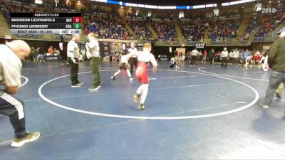 95 lbs Round Of 16 - Bronson Lichtenfels, United vs Phoenix Lehmeier, Shaler