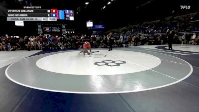 138 lbs Cons. Sub-rd Of 16 - Zytavius Williams, MN vs Gino Schinina, NJ