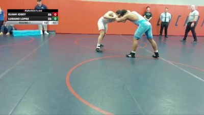 204-212 lbs Round 1 - Elijah Josey, Unattached vs Lusiano Lopez, Unattached