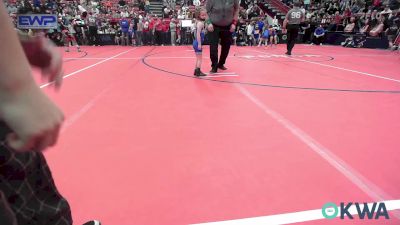 37-40 lbs Rr Rnd 4 - Edith Shimonek, Pawhuska Elks Takedown vs JJ Stolarzyk, Piedmont