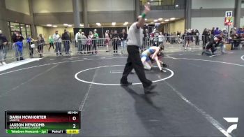 132 lbs Cons. Round 1 - Darin McWhorter, Labette vs Jaxson Newcomb, Wichita Training Center