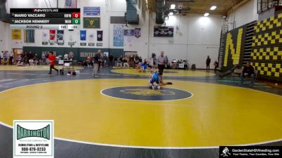 138A Round 3 - Mario Vaccaro, Ridgefield Memorial vs Jackson Kennedy, Warren Hills
