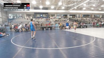 132 lbs Cons. Rd Of 16 - Abraham Coronado, Gold Rush Wrestling vs Christopher Roos, Betsu