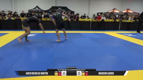 Madison Caorsi vs Jaden Nicholas Bunton 2026 Pan IBJJF Jiu-Jitsu No-Gi Championship