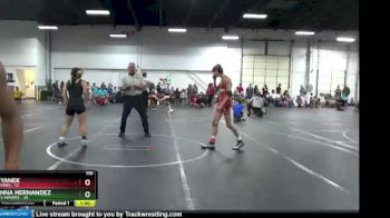 110 lbs Round 3 (8 Team) - Cael Yanek, Team Smyrna vs Julianna Hernandez, Vougar`s Honors