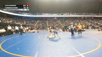 3A 113 lbs 3rd Place Match - Cameron Hayden, East Surry High School vs Ellis Whisnant, West Caldwell High School