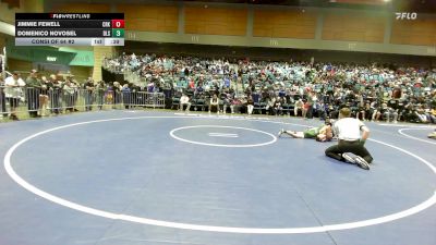 106 lbs Consi Of 64 #2 - Jimmie Fewell, Crook County vs Domenico Novosel, De La Salle