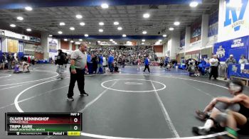 120 lbs Cons. Round 2 - Tripp Saire, Edison (Huntington Beach) vs Oliver Benninghof, Trabuco Hills