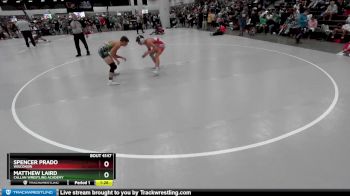 126 lbs Champ. Round 1 - Spencer Prado, Wisconsin vs Matthew Laird, Callan Wrestling Academy