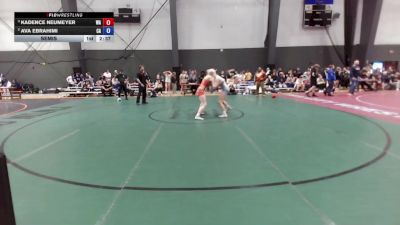 Junior Girls GR - 125 lbs Semis - Kadence Neumeyer, WA vs Ava Ebrahimi, CA
