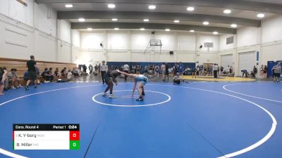 132 lbs Cons. Round 4 - Kai Yi-berg, Mad Dawg WC vs Brian Miller, Palo Alto Elite