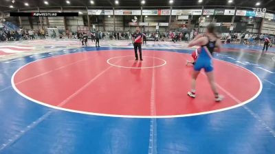 118 lbs Quarterfinal - Keira Littau, Eastside United vs Avalynne Gemberling, Hinton Mathawks