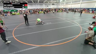 90 lbs Champ. Round 2 - Mac Jamison, Unattached vs Marcos Gomez, Unattached