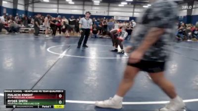 117 lbs Champ. Round 1 - Ryder Smith, Mountain Man Wrestling Club vs Malachi Knight, All In Wrestling Academy