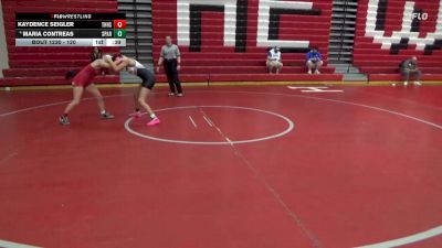 120 lbs 3rd Place Match - Maria Contreas, Sparkman vs Kaydence Seigler, Thompson HS