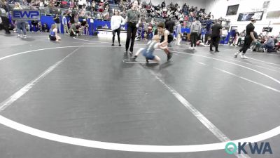 64/67 lbs Rr Rnd 3 - Braxton Richardson (64), Tecumseh Youth Wrestling vs David Wilson, Newcastle Youth Wrestling