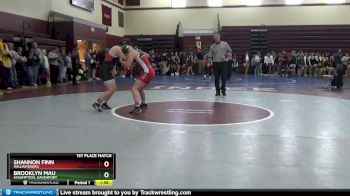 131-135 lbs 1st Place Match - Shannon Finn, Williamsburg vs Brooklyn Mau, Assumption, Davenport