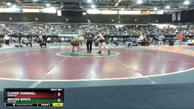 185 lbs Cons. Round 4 - Clover Tannehill, Newport vs Brooke Bosco, Vallivue