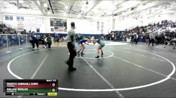 110 lbs Cons. Round 6 - Wanyu (Abigail) Chen, Valencia vs Nalani Reglos, Camarillo