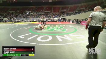 5A-132 lbs Semifinal - Scout Santos, Mountain View vs Tyler Basey, Dallas