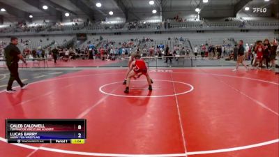 144 lbs Cons. Round 4 - Caleb Caldwell, Terminator Wrestling Academy vs Lucas Barry, Angry Fish Wrestling