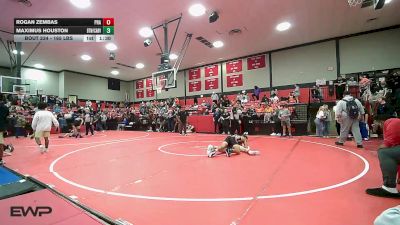 165 lbs Round Of 16 - Rogan Zembas, Prague vs Maximus Houston, Bookert T Washington