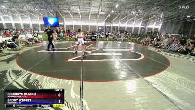 126 lbs 2nd Wrestleback (8 Team) - Brooklyn Blasko, Pennsylvania vs Brody Schmitt, Nebraska