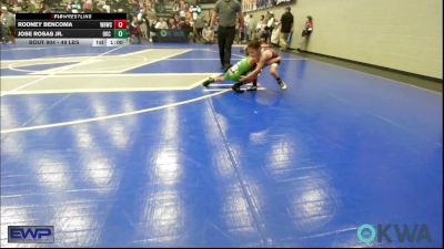 49 lbs Quarterfinal - Rodney Bencoma, Warhorse Wrestling Club vs Jose Rosas Jr., OKC Saints Wrestling