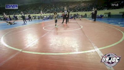 40 lbs Consi Of 16 #2 - Wrenland Roberts, Wesley Wrestling Club vs Zayden Lewis, Team Nomad