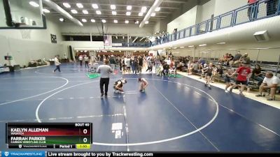 118-126 lbs Round 3 - Kaelyn Alleman, Wasatch vs Farrah Parker, Carbon Wrestling Club