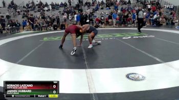 160 lbs 7th Place Match - Jaeden Hubbard, Maple Grove vs Horacio Lazcano, White Bear Lake Area