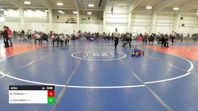 63 lbs Consi Of 8 #2 - Bristol Webber, ME Trappers WC vs Zalia Carraway, Ddk Wc