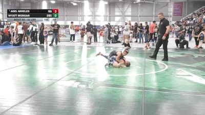 53 lbs Cons. Quarters - Wyatt Morgan, Silver Valley Wrestling Club vs Abel Mireles, Prosser Wrestling Academy