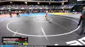 5A - 106 lbs Cons. Round 2 - Sebastian Contreras, Mission Sharyland Pioneer vs Aidan Rodriguez, Corpus Christi Veterans Memorial