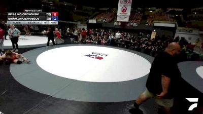 135 lbs Bella Wojciechowski, TCWA - Tri-Counties Wrestling Association vs Brooklin Cienfuegos, SAWA - Sacramento Area Wrestling Association