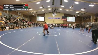 174 lbs Cons. Round 2 - Luis Rodriguez, Unattached vs Michael Post, Sierra College