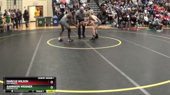 113 lbs Champ. Round 1 - Marcus Wilson, Cle. Heights vs Garrison Weisner, Oregon Clay