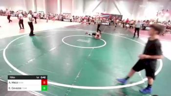 78 lbs Final - Aaron Meza, Sunkist Kids / Monster Garage vs Evan Cavazos, Team Selma