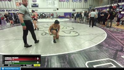 190 lbs 3rd Place Match - Jorgia McKim, Hermiston vs Kaiomi Morris, Hermiston