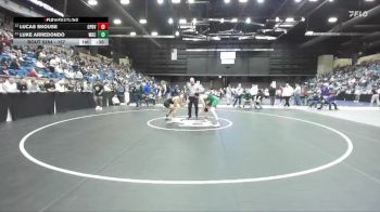 157 lbs Cons. Round 2 - Luke Arredondo, Wichita-Bishop Carrol vs Lucas Skouse, Overland Park - Blue Valley Southwest HS