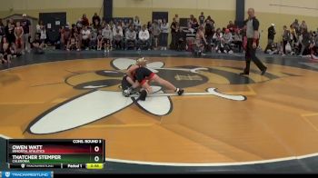 75 lbs Cons. Round 3 - Owen Watt, Immortal Athletics vs Thatcher Stemper, Caledonia