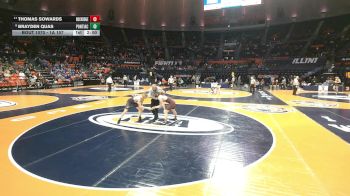 1A 157 lbs Champ. Round 1 - Thomas Sowards, Taylor Ridge (Rockridge) vs Brayden Quas, Pontiac