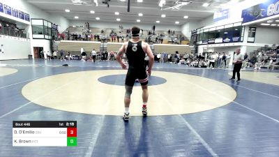 149 lbs Final - Dylan D'Emilio, Ohio State vs Kade Brown, Pittsburgh