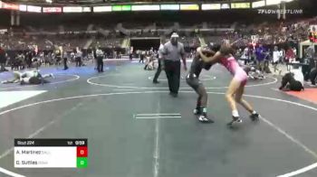 109 lbs Consi Of 16 #2 - Ariana Martinez, Salem Elite vs Daniela Suttles, Mohave High