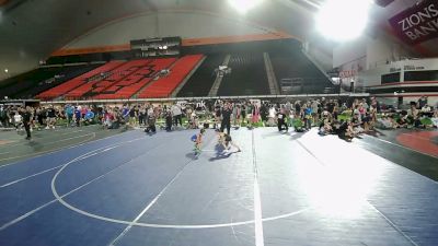 45-49 lbs Cons. Semis - Colt Johnson, Nevada vs Ressler Schiess, Idaho