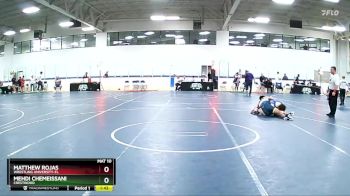 185 lbs Cons. Round 4 - Matthew Rojas, Wrestling University-FL vs Mehdi Chemeissani, Crestwood