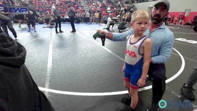 46 lbs Round Of 32 - Ryan Chupp, Bartlesville Wrestling Club vs Trace Bush, Skiatook Youth Wrestling