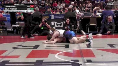 139 lbs 7th Place - Logan Powell, Central Clarion vs Colin Walther, Conwell Egan