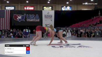 180 lbs Final - Alivia White, Ascend Wrestling Academy vs Henlee Haynes, Florida