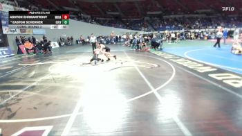 2A/1A Boys 113 Cons. Round 3 - Easton Scherner, Culver Boys vs Ashton Ehrmantrout, Mohawk Boys